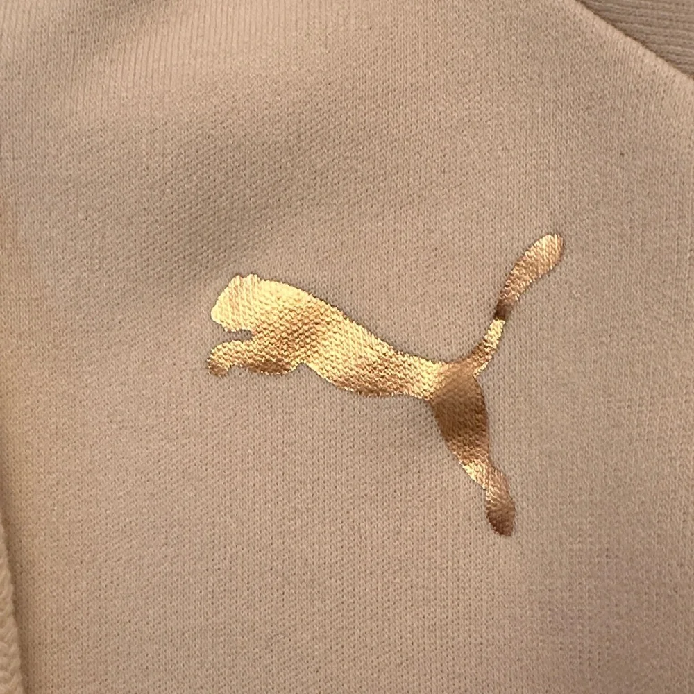 PUMA Cream Zip-Up Hoodie • Cozy Athletic Style • Women’s Size Small - Picture 2 of 11